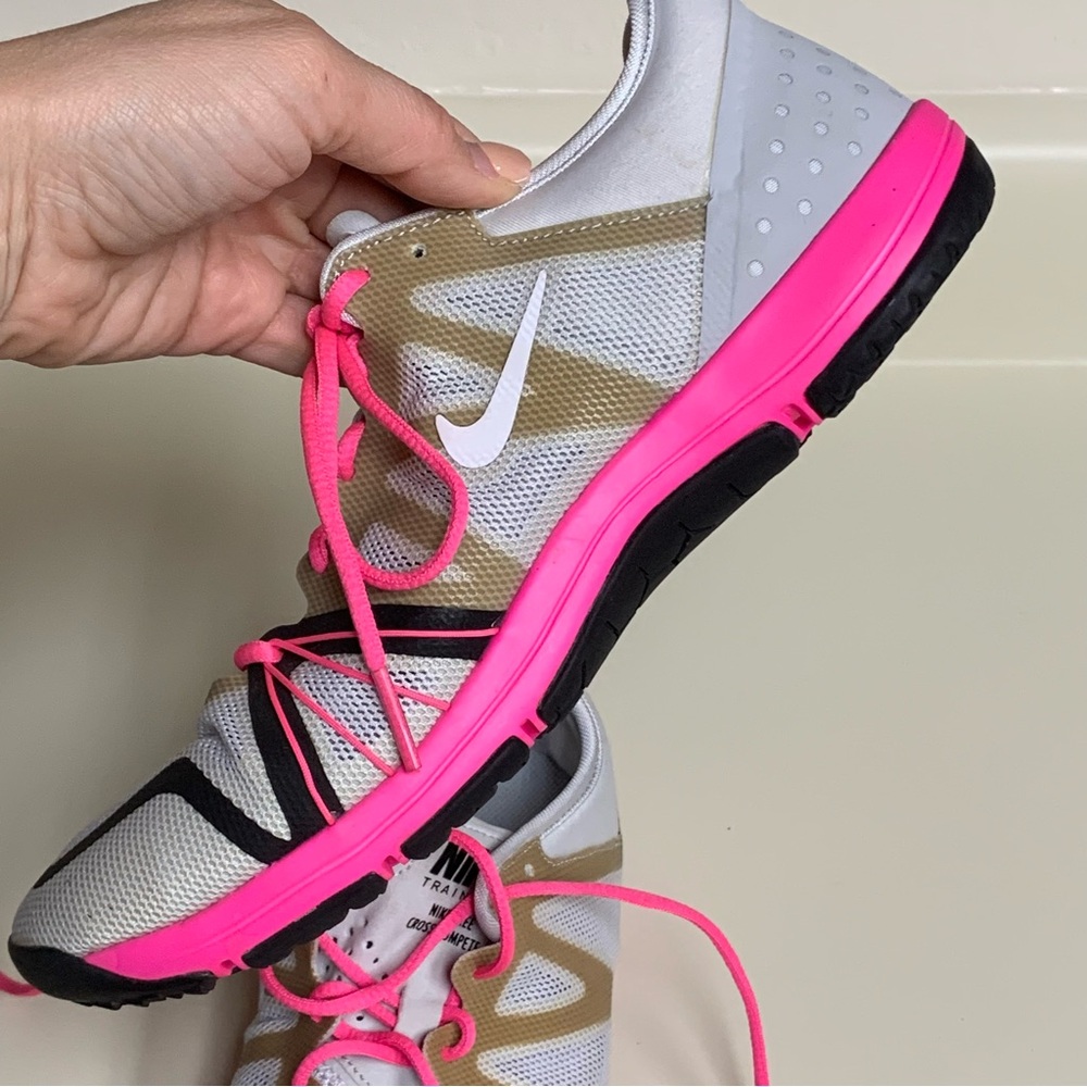 Nike Free Cross Complete Running Shoes, #749421-003, Grey Pink, Womens Size 7.5 - Picture 13 of 16